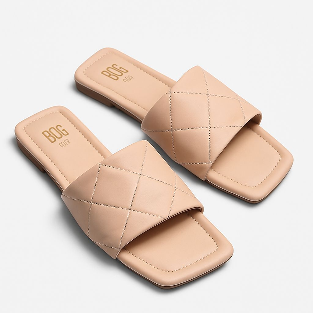 Quilted Comfort Luxe Slides